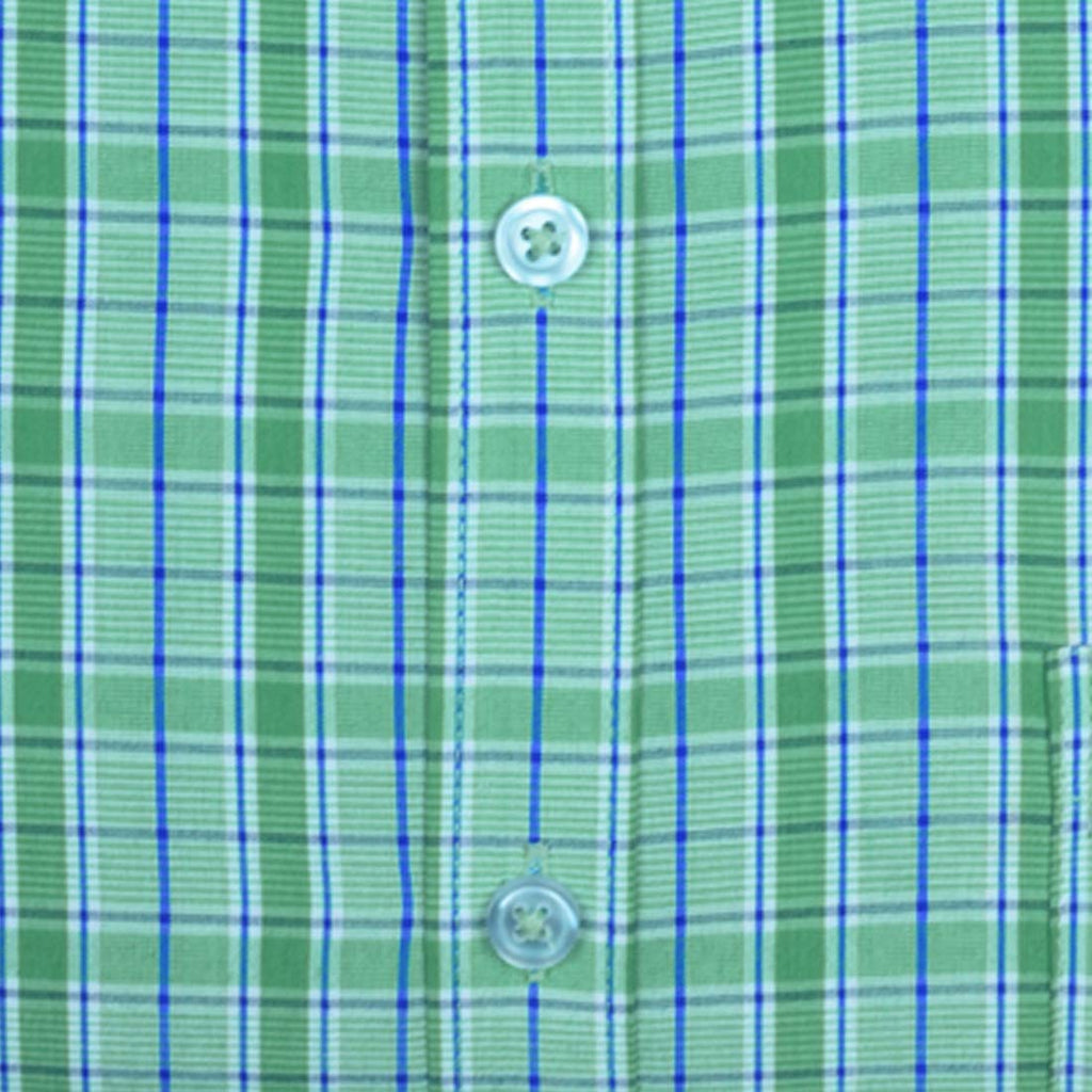Accox Men's Cotton Checkered Formal Shirt (B08KGFGXX5)
