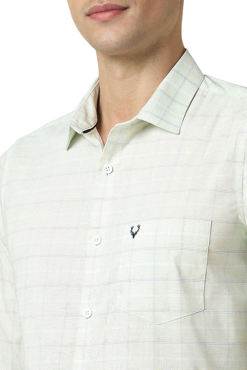 Allen Solly Men's Solid Slim Fit Shirt