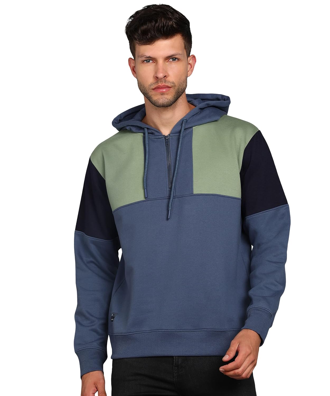 Alan Jones Clothing Men's Cotton Blend Hooded Sweatshirt-1