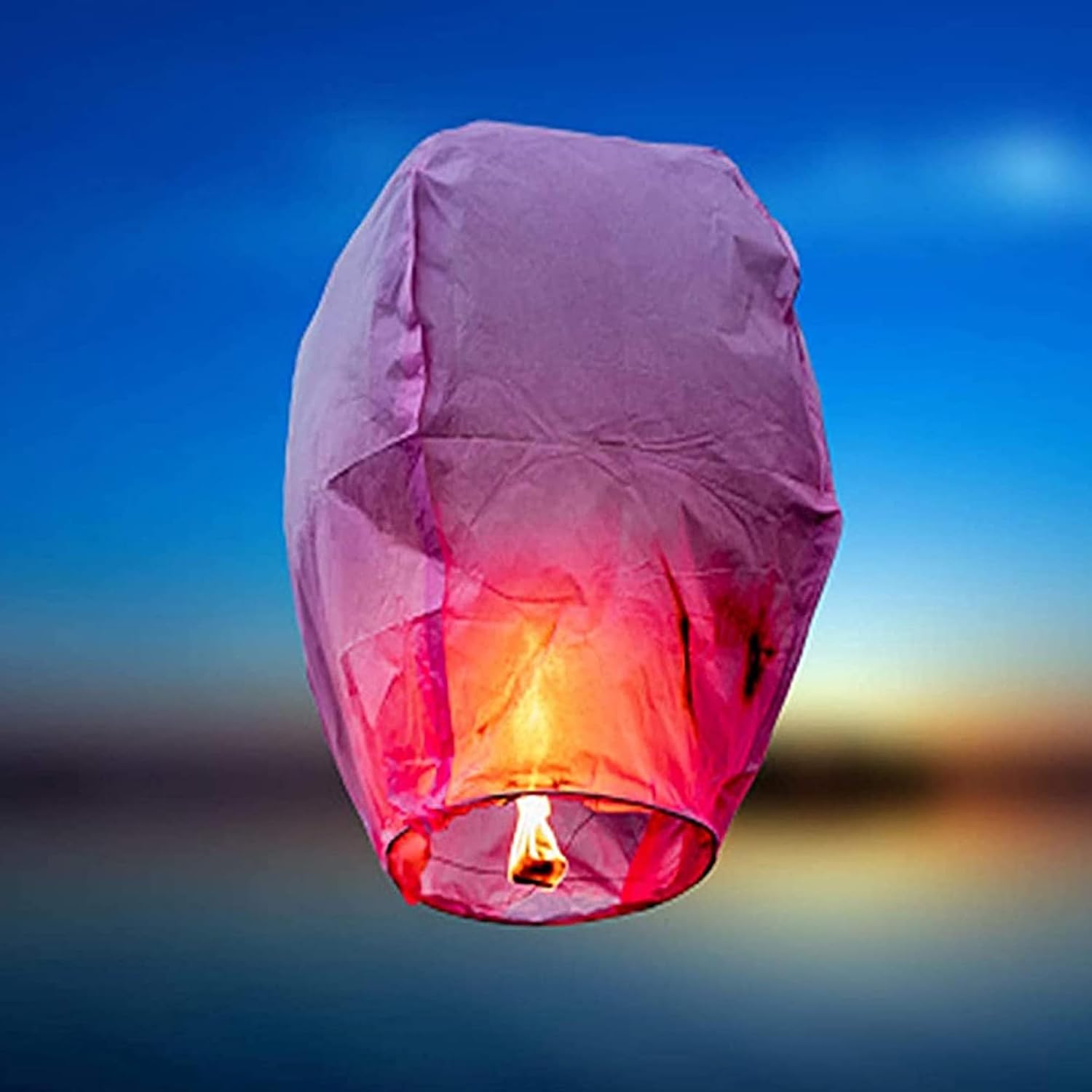 PRINT BHARAT Flying Night Sky Light Candle for Diwali/Christmas/Sky Lanterns Multicolour Hot Air Balloon/Birthday/All Festival Multicolor,Paper (Sky Lanten 5)
