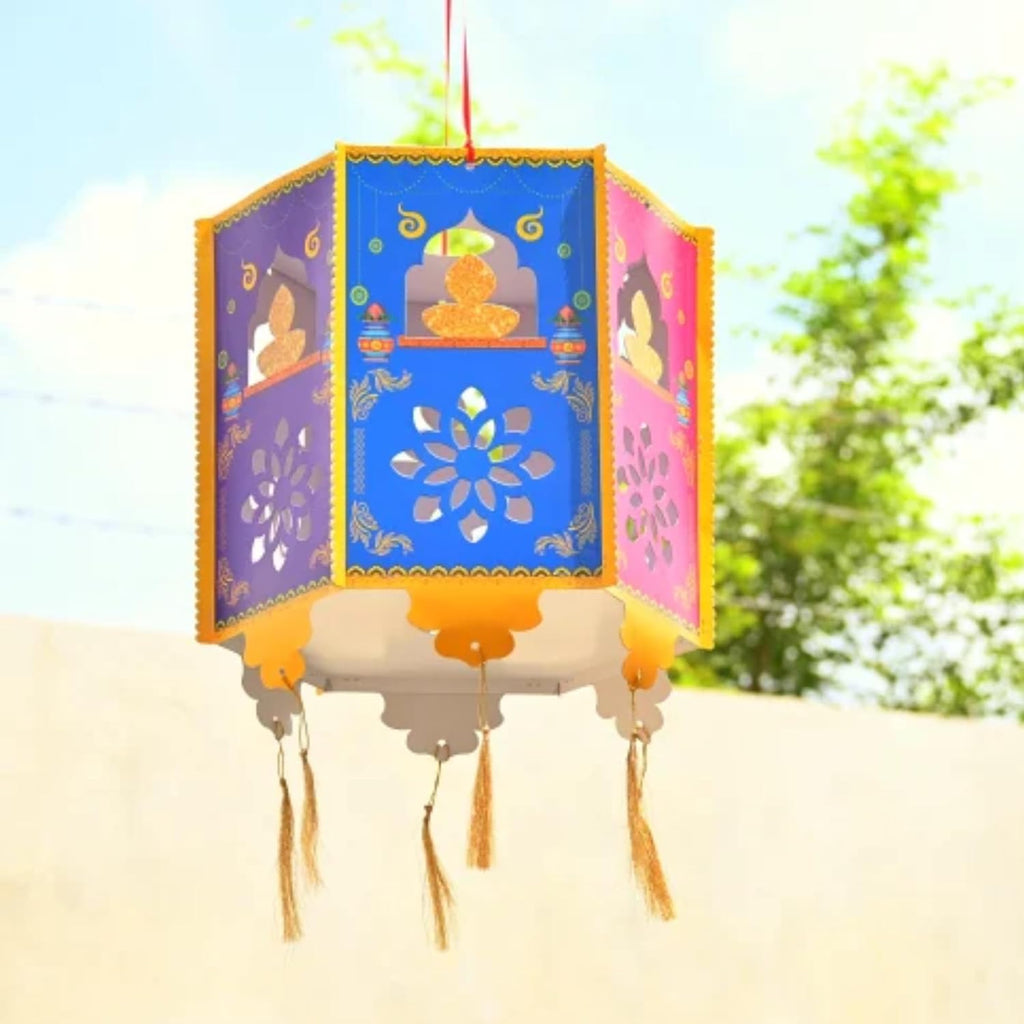 Special You Diwali Paper Kandil Hanging for Balcony, Diwali Akash Kandil Hanging Paper Lantern Kandil for Diwali Lantern Kandil Lamp for Decoration, Paper Hanging Lantern for Diwali Kandil