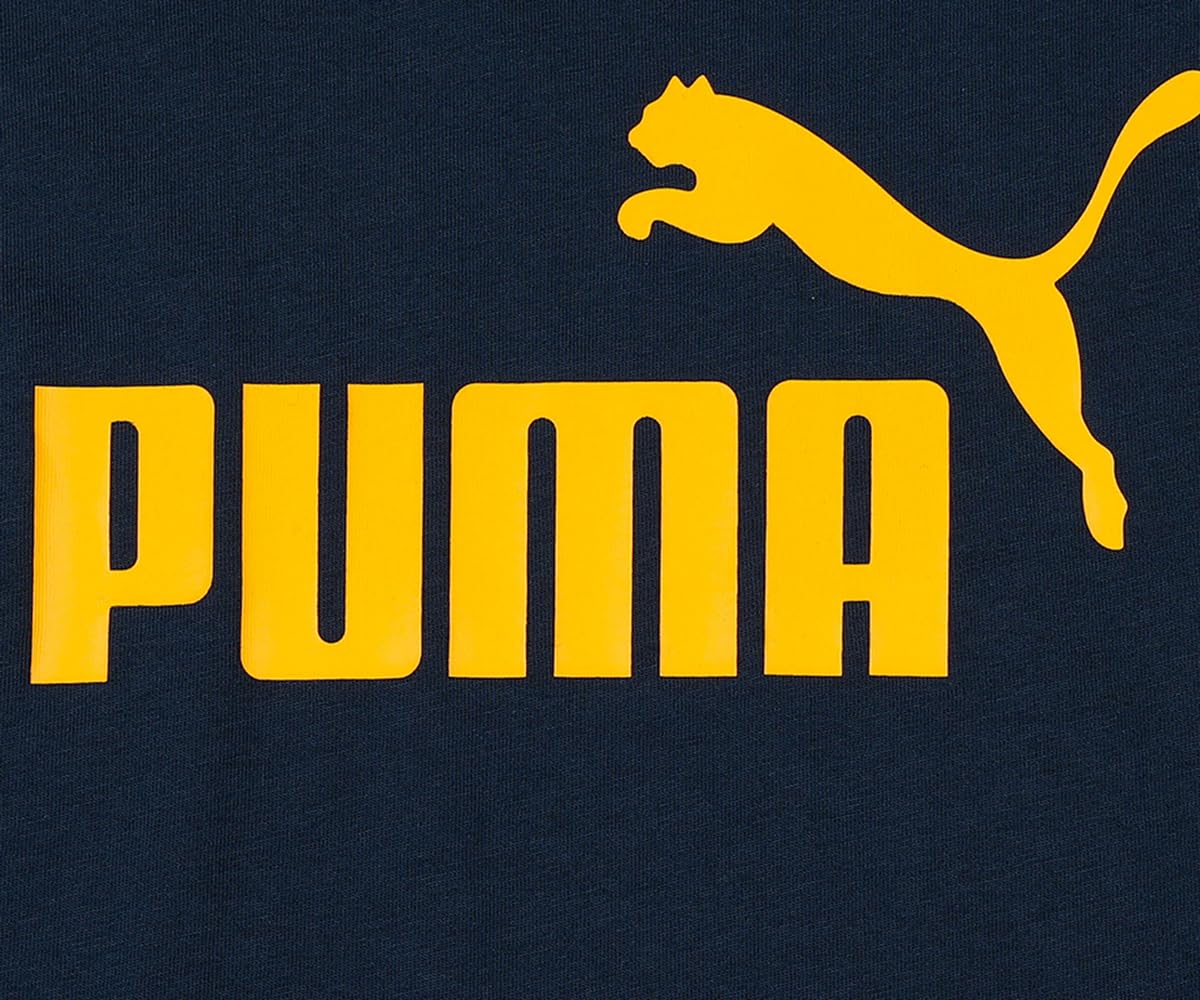 Puma Boys Regular Cotton Essential Logo Tee