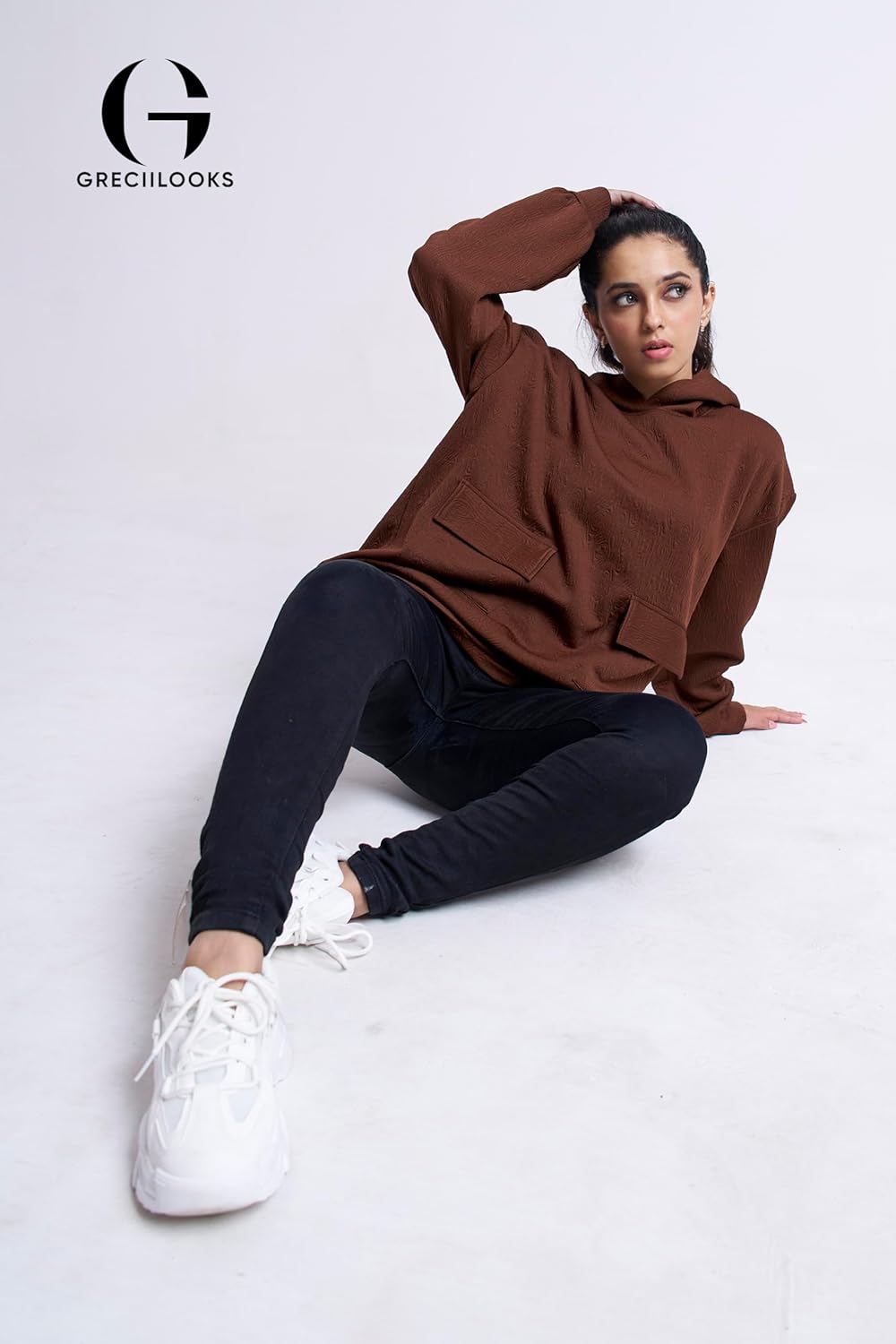 GRECIILOOKS Cotton Winter Hoodies for Women