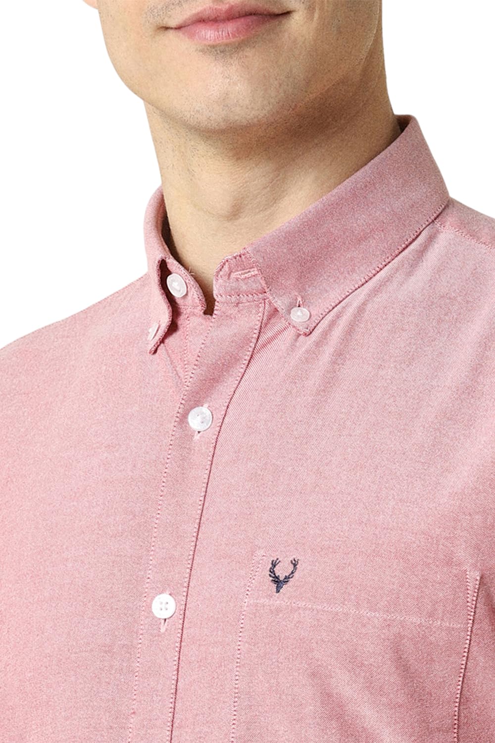 Allen Solly Men's Solid Slim Fit Shirt