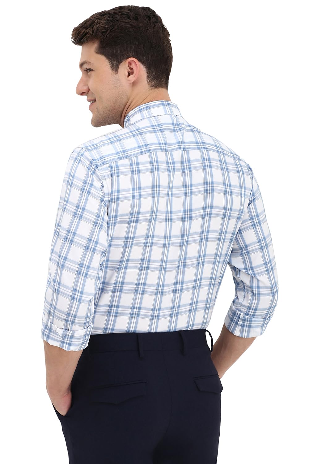 Allen Solly Men's Checkered Slim Fit Shirt