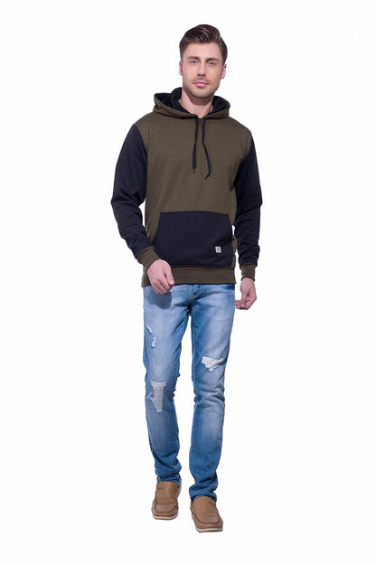 Alan Jones Clothing Men's Cotton Hooded Neck Sweatshirt