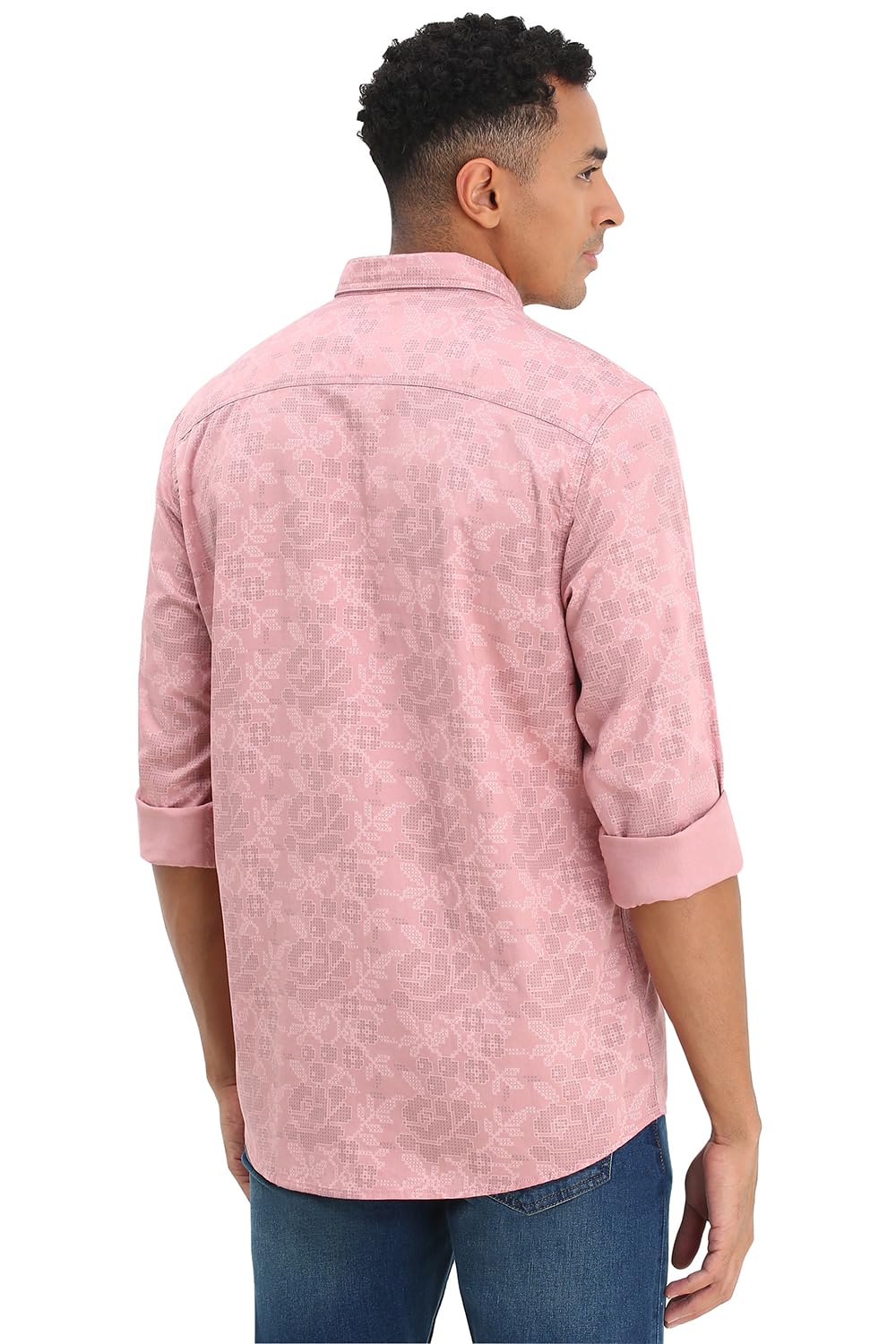 Allen Solly Men's Solid Regular Fit Shirt