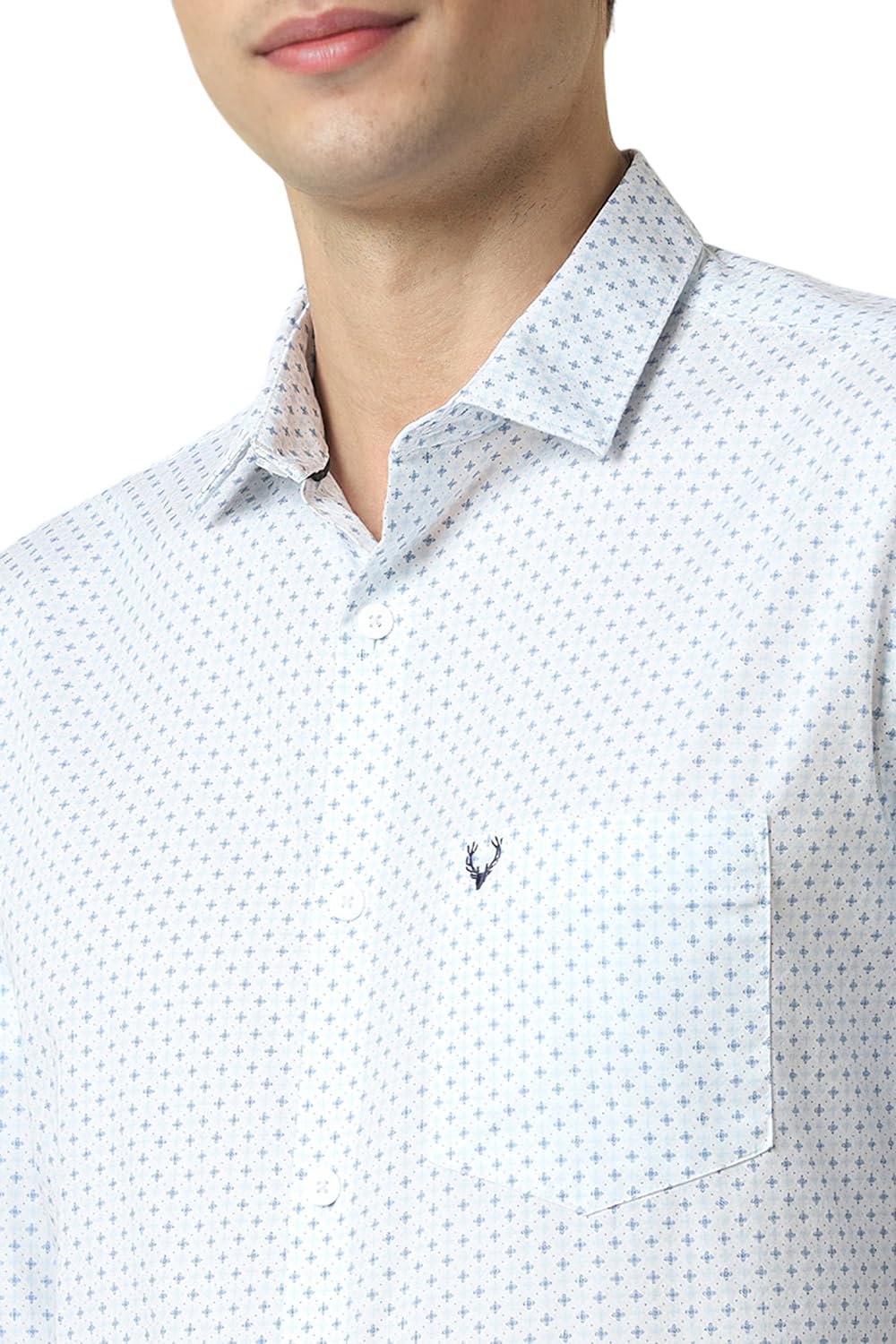 Allen Solly Men's Solid Slim Fit Shirt