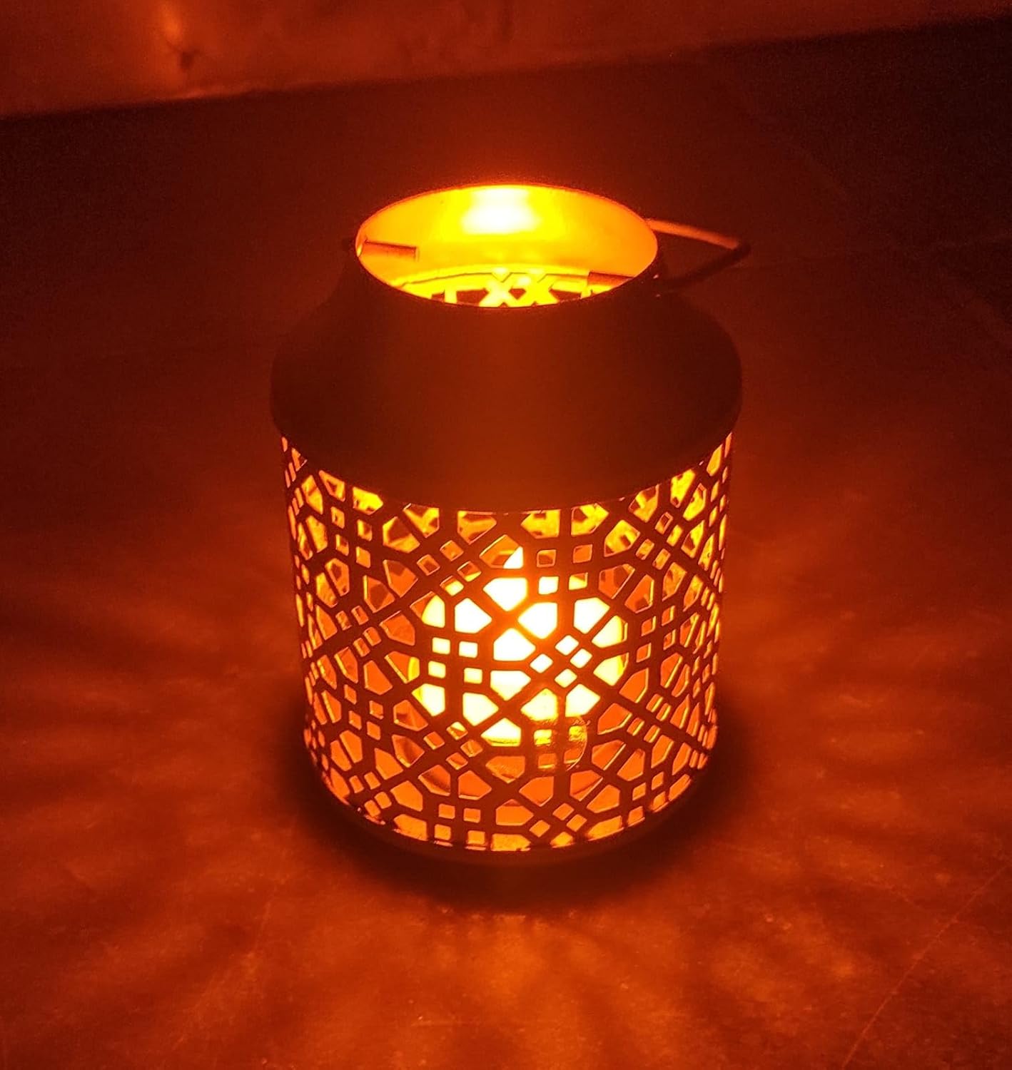 Prisma Collections Metal Hanging Lantern Tea Light Candle Holder,Centerpiece Diwali decoartion Gift Items lamp (Pack of 2)