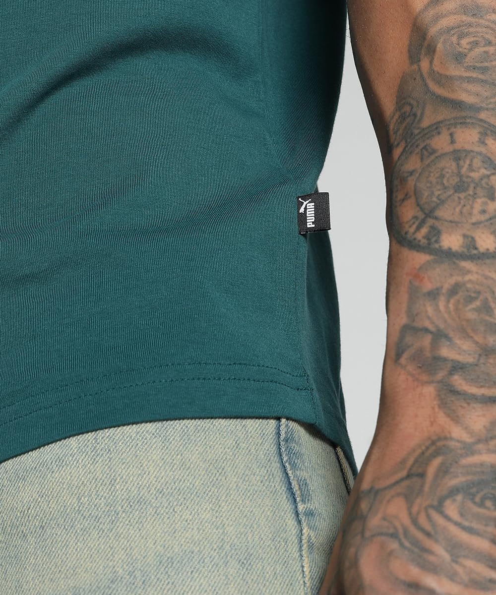 Puma Men's Solid Regular Fit T-Shirt