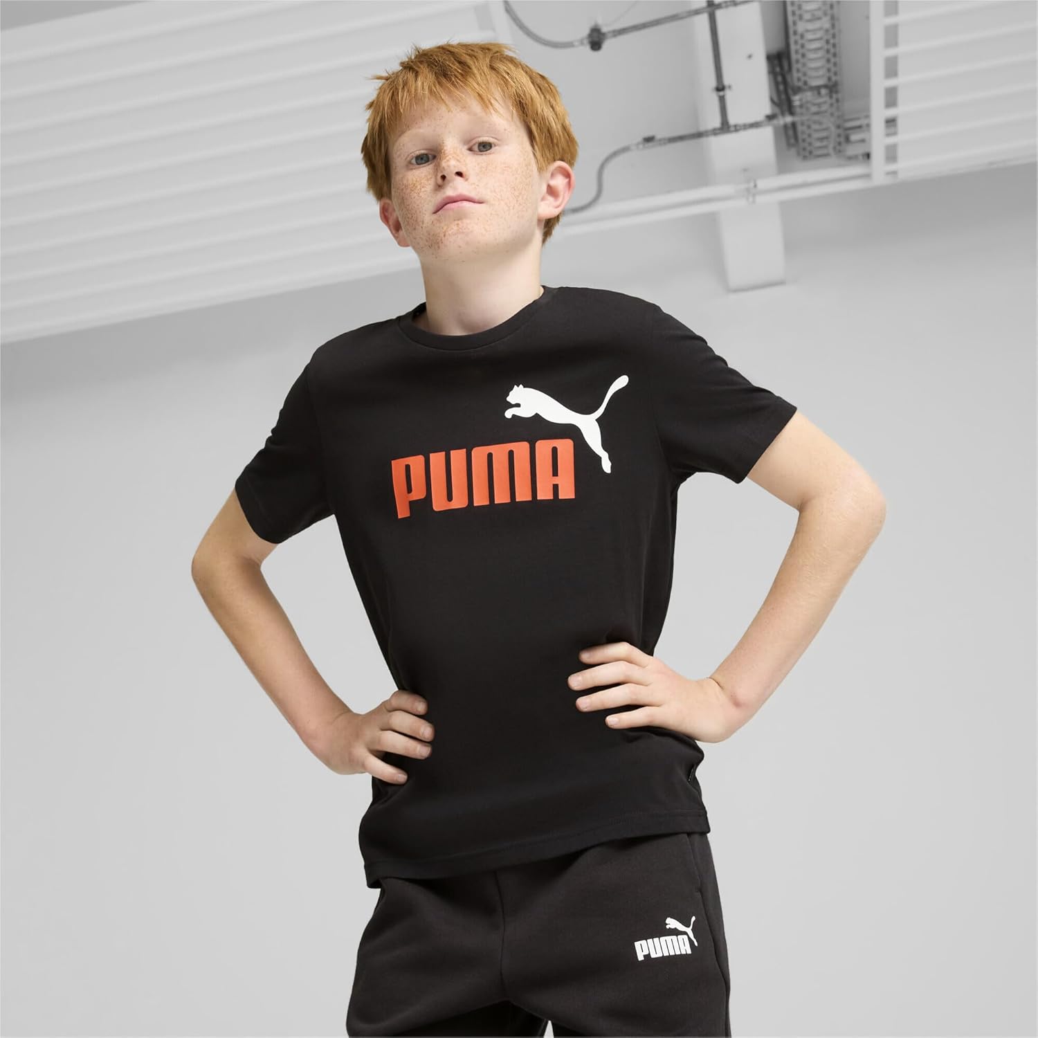 Puma Boy's Regular Fit T Shirt