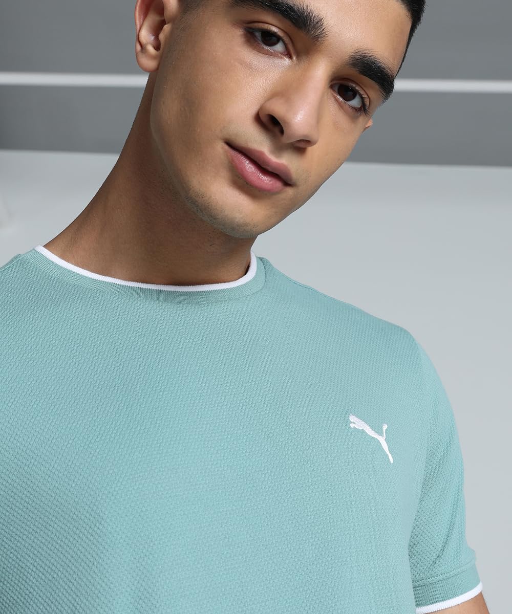 Puma Men's Solid Classic Fit Tees