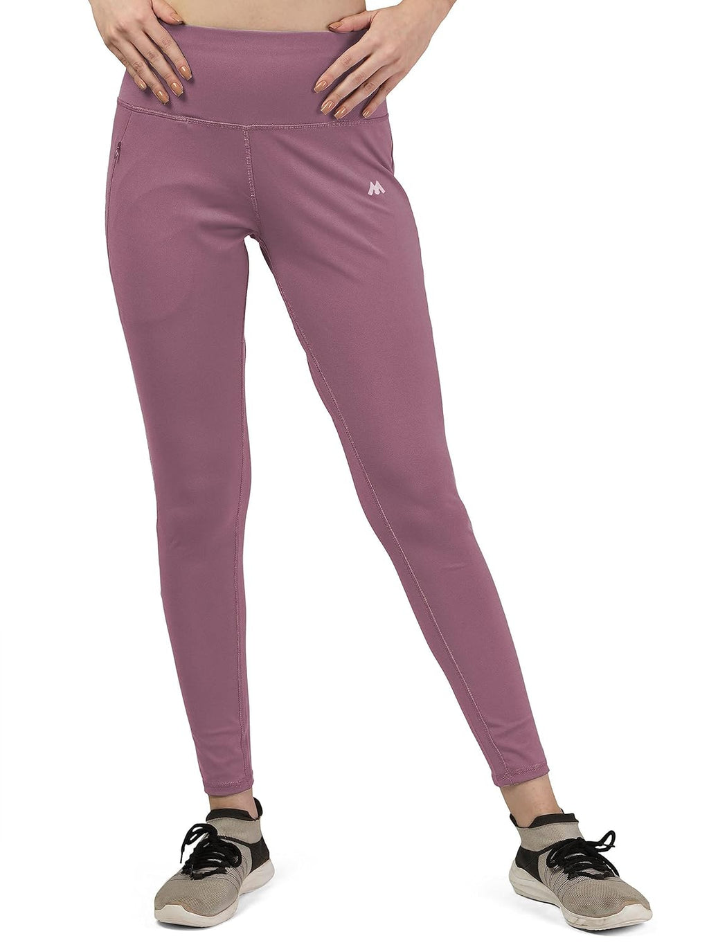 Mehrang Gym wear Mesh Legging Workout Pants with Side Pockets/Stretchable Tights