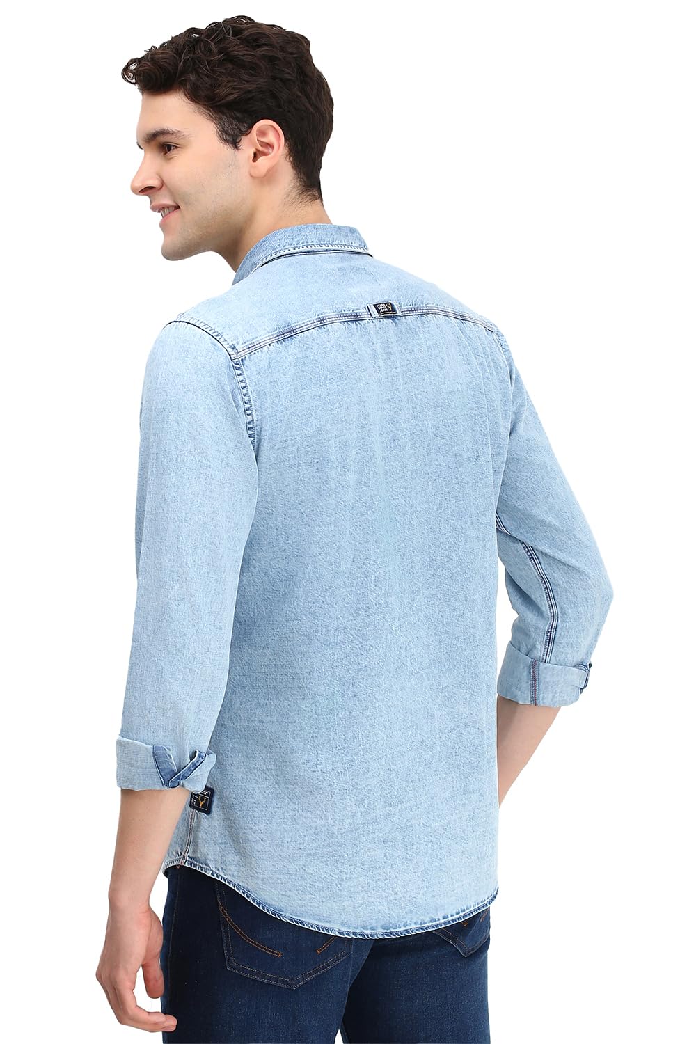 Allen Solly Men Regular Fit Solid Full Sleeves Casual Shirts