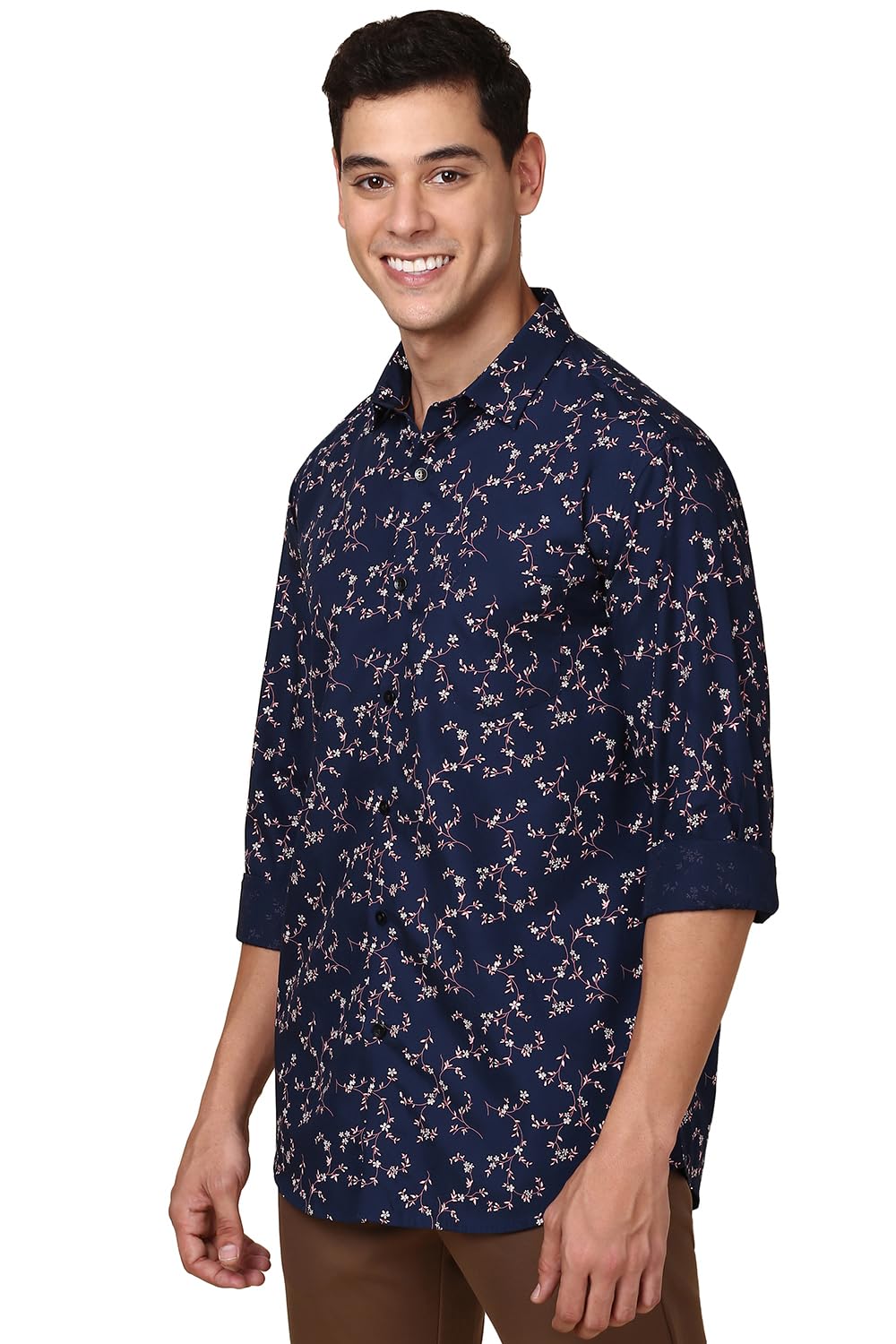 Allen Solly Men's Printed Slim Fit Shirt
