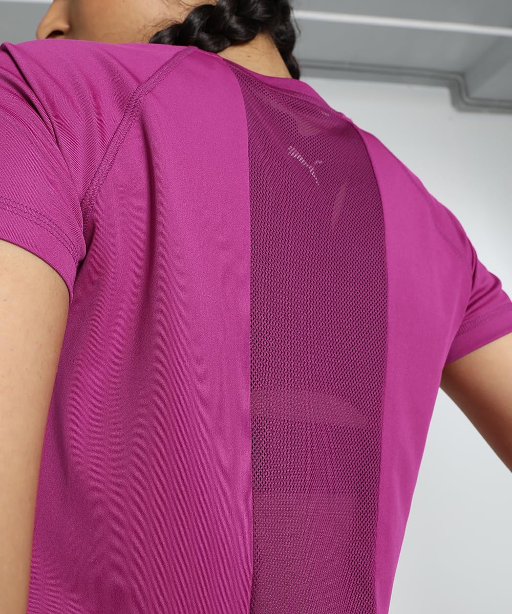 Puma Women's Printed Slim Fit T-Shirt