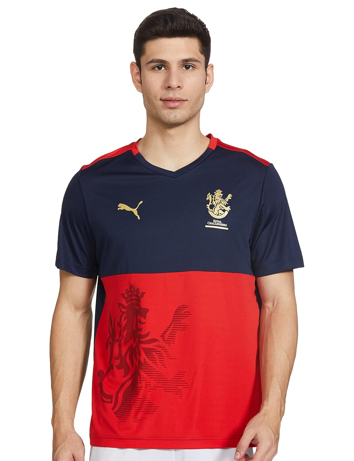 Puma Men's Letter Print Fitted T-Shirt