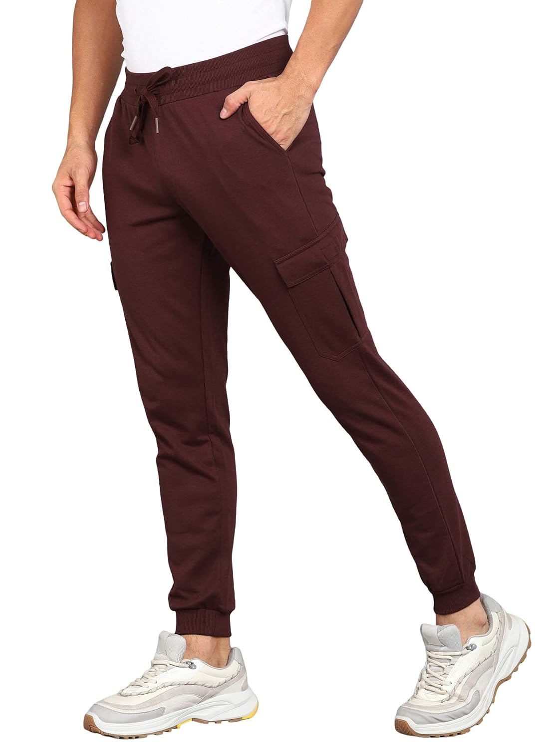 Alan Jones Clothing Men's Cargo Joggers Track Pant