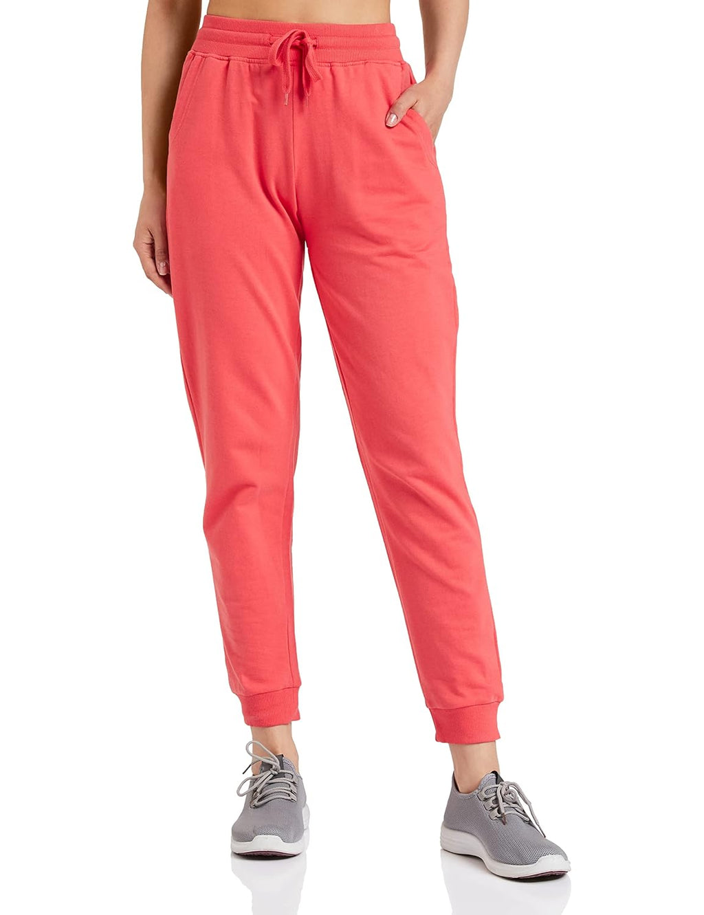 Amazon Brand - Symbol Women's Ankle Lenght Regular Fit All-Season Jogger Track Pant