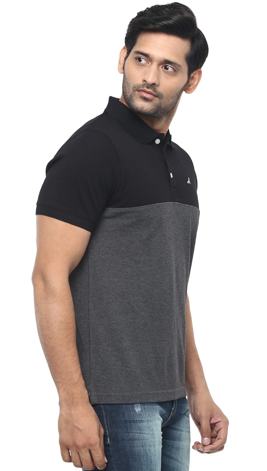 AMERICAN CREW Men's Regular Fit Polos-4