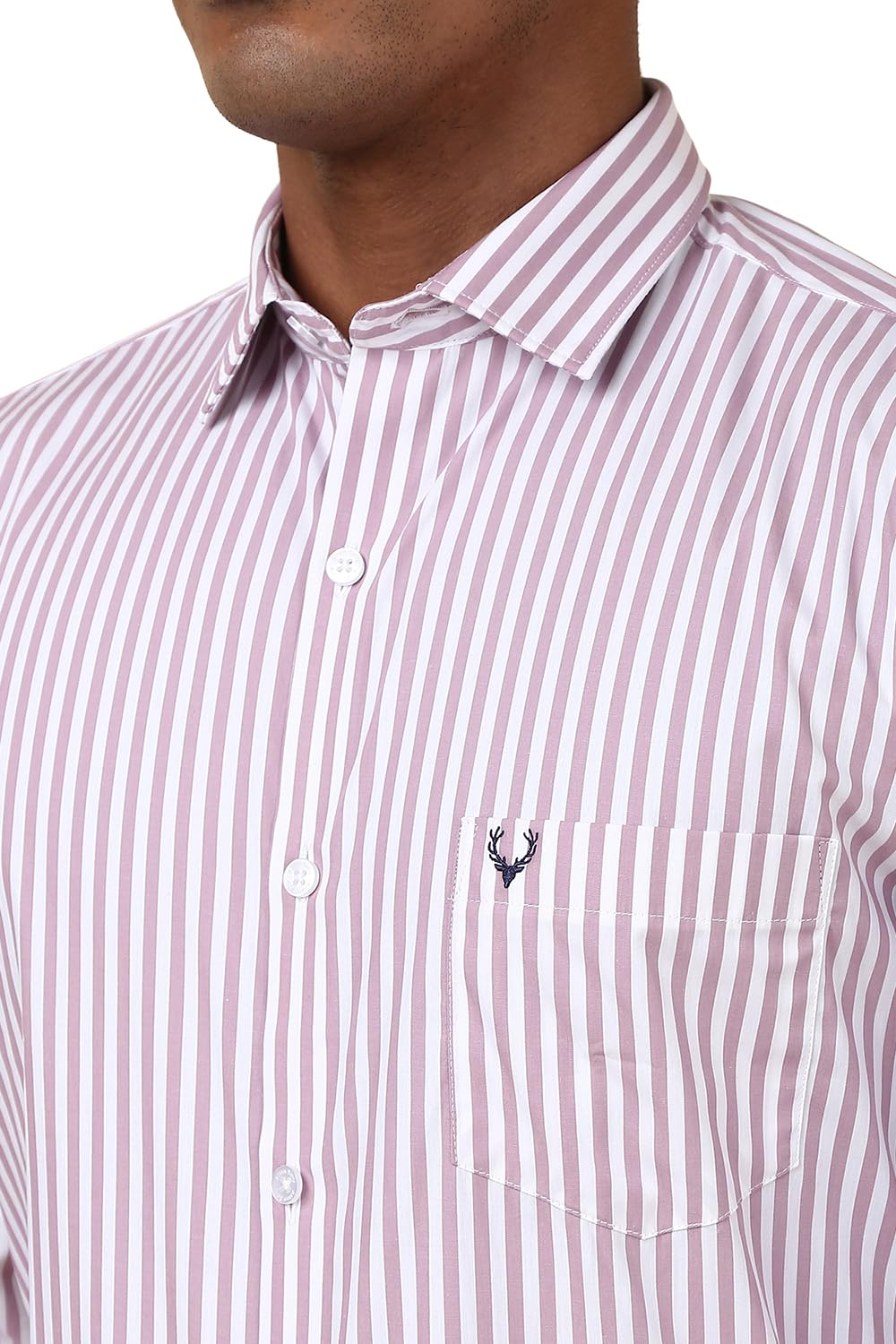 Allen Solly Men's Slim Fit Full Sleeve Striped Shirt