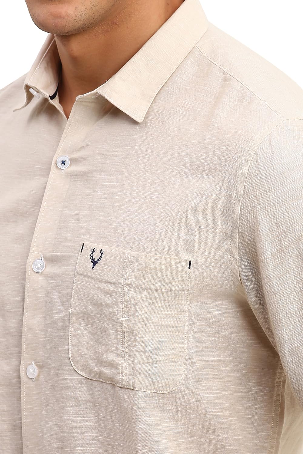 Allen Solly Men's Solid Slim Fit Shirt