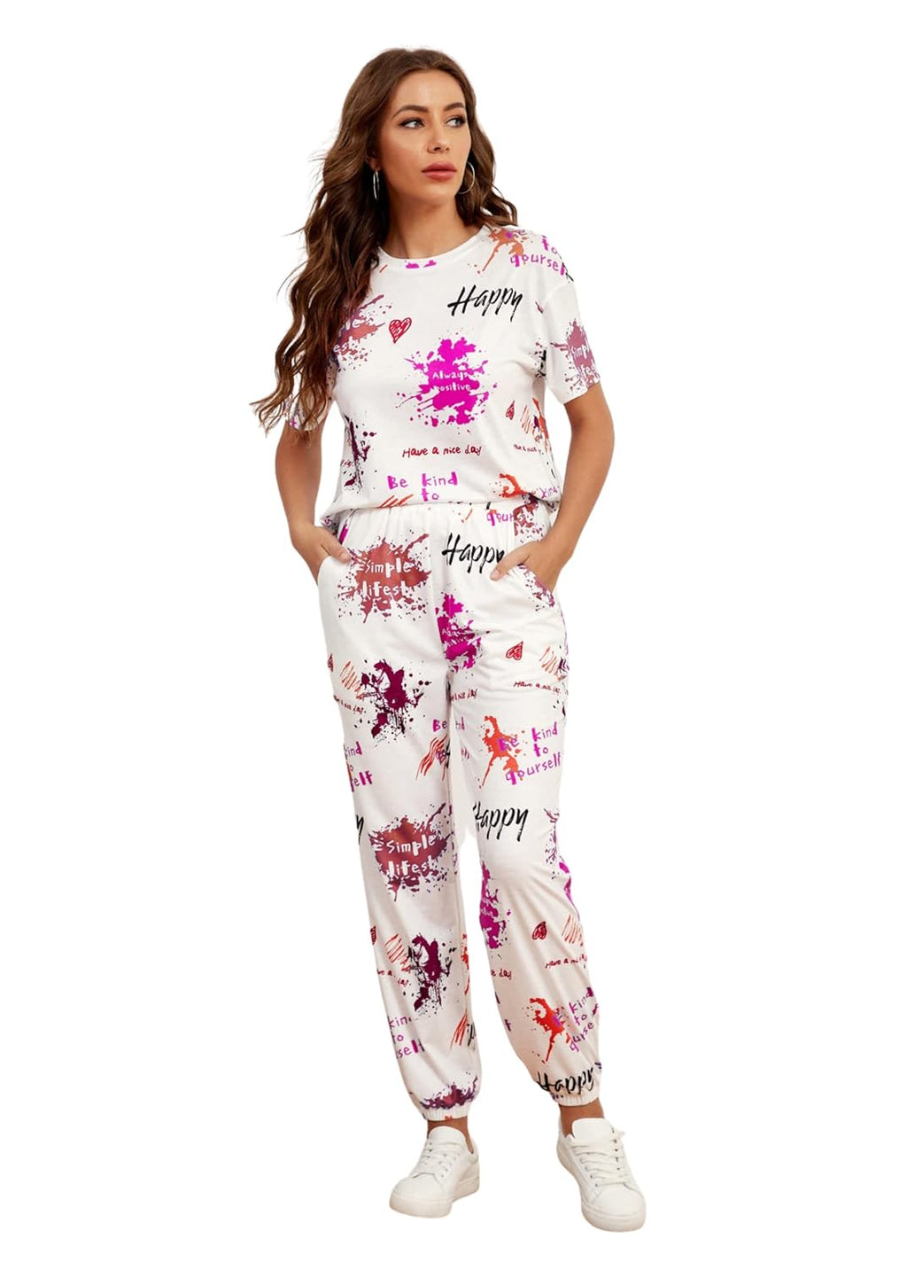 GRECIILOOKS Cotton Co-Ord Set for Women