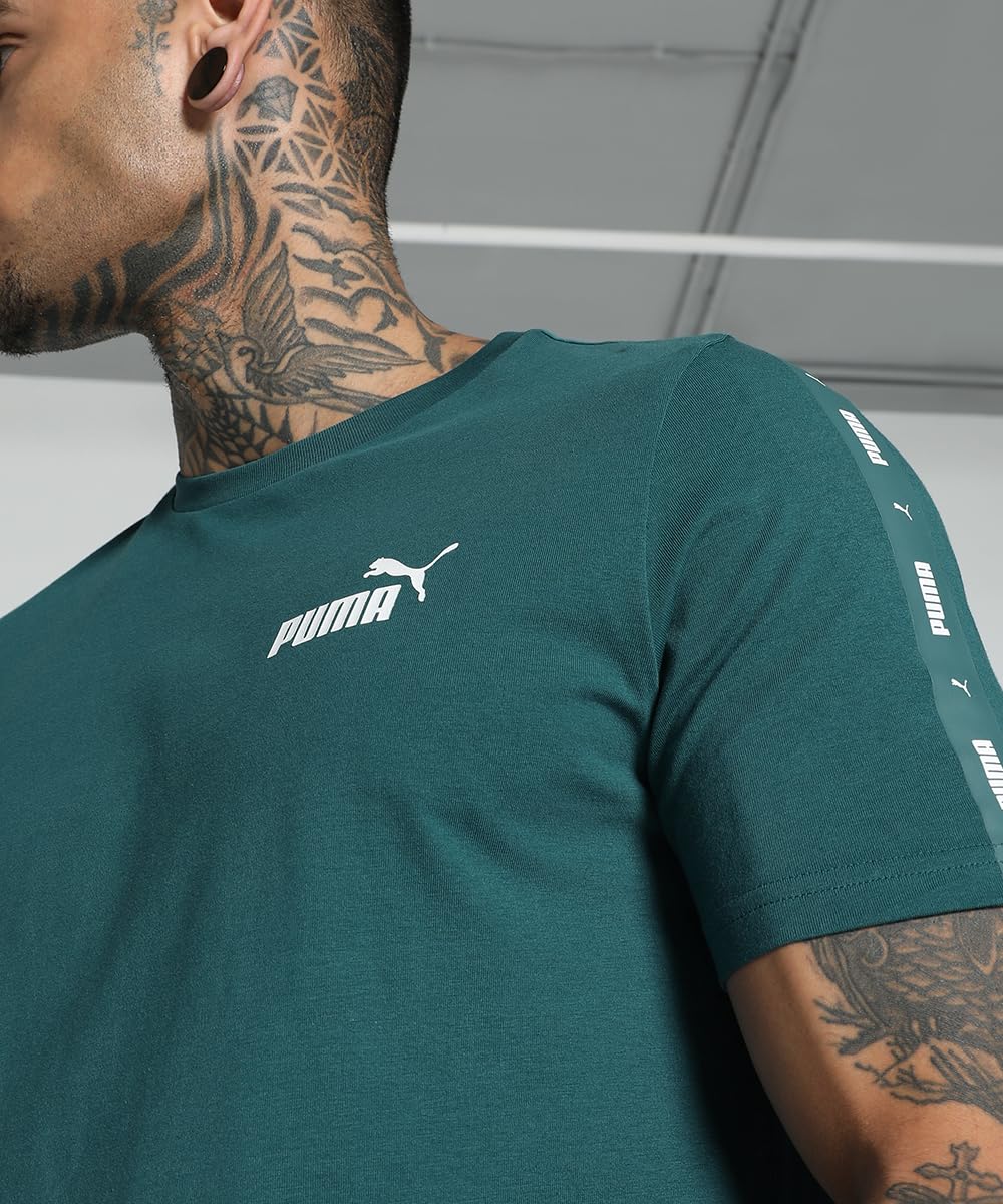 Puma Men's Solid Regular Fit T-Shirt