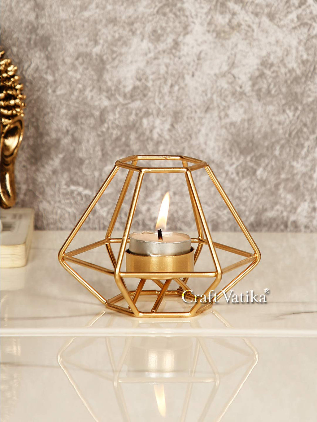 Collectible India Tealight Candle Holder for Home Decoration Candle Holder/Candle Stand/Candles Tea Light Holder for Home Decor Diwali Decoration Items Diwali Gifts(1)