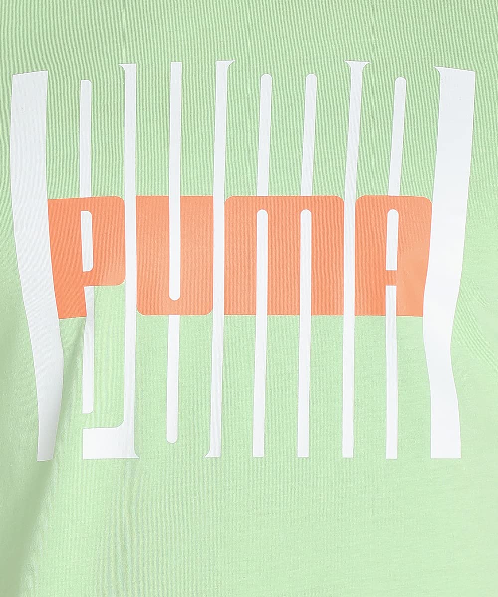Puma Men's Letter Print Regular Fit T-Shirt