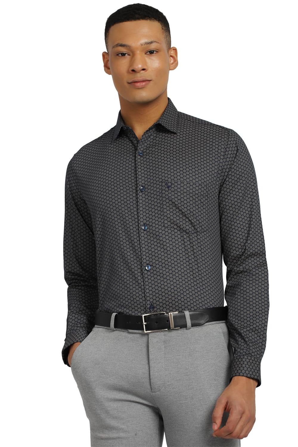Allen Solly Men's Solid Slim Fit Shirt