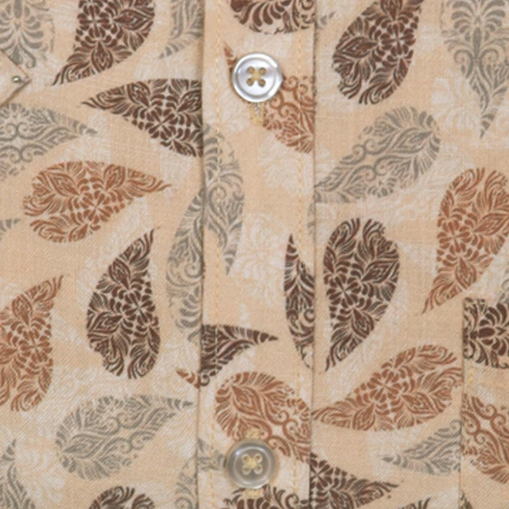 Accox Men's Cotton Printed Formal Shirt (B0D8BNK1H9)