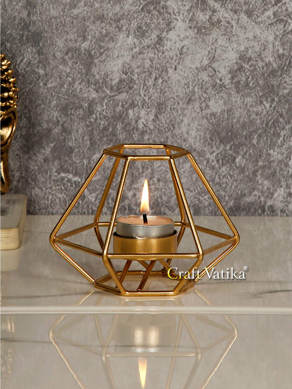 Collectible India Tealight Candle Holder for Home Decoration Candle Holder/Candle Stand/Candles Tea Light Holder for Home Decor Diwali Decoration Items Diwali Gifts(1)
