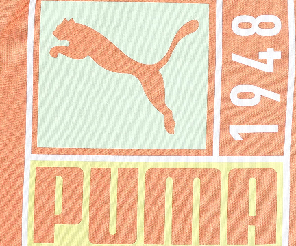 Puma Boy's Solid Regular Fit T Shirt