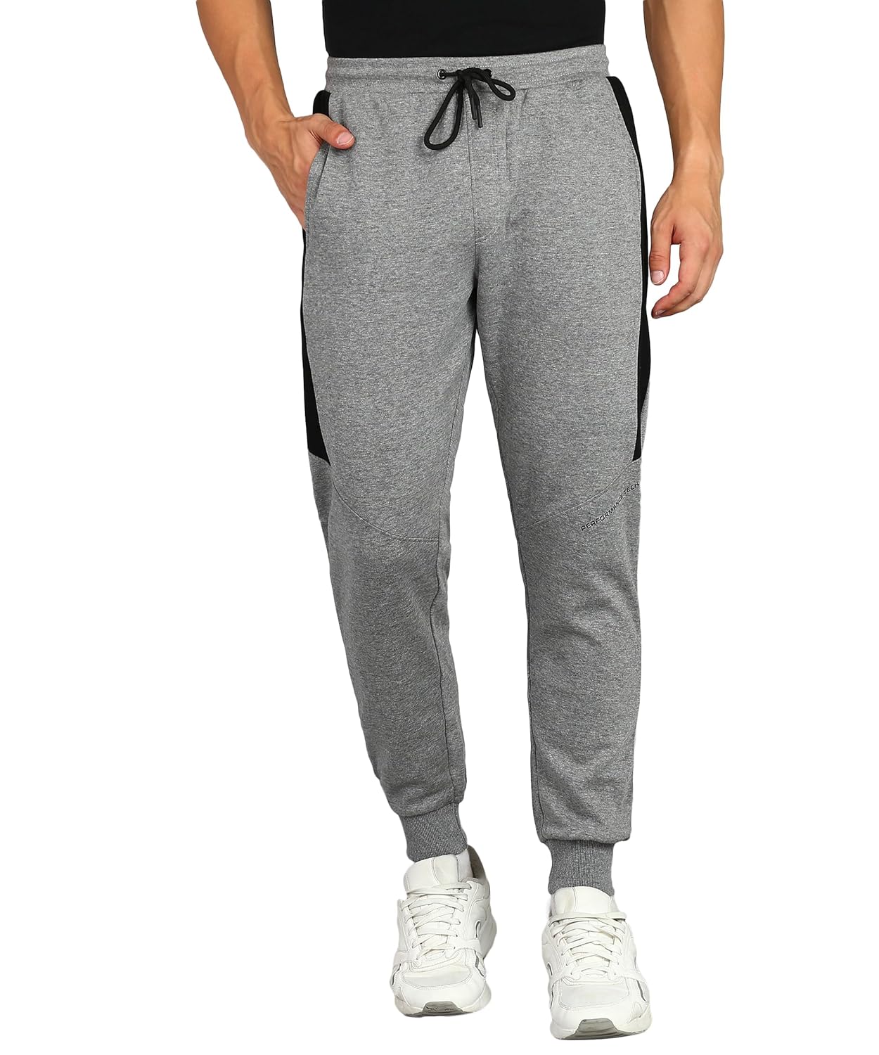 Alan Jones Clothing Men's Solid Regular Fit Joggers Track Pant