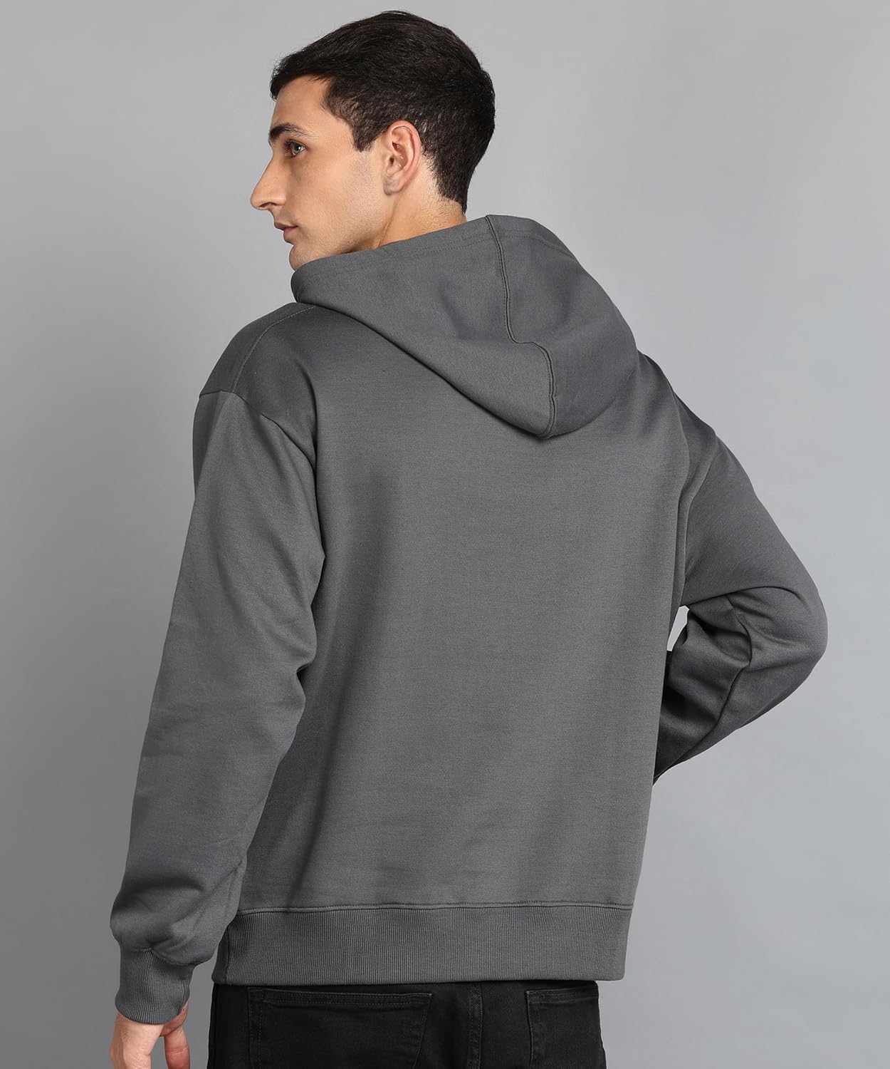 Alan Jones Clothing Men's Cotton Oversize Hooded Hoodie