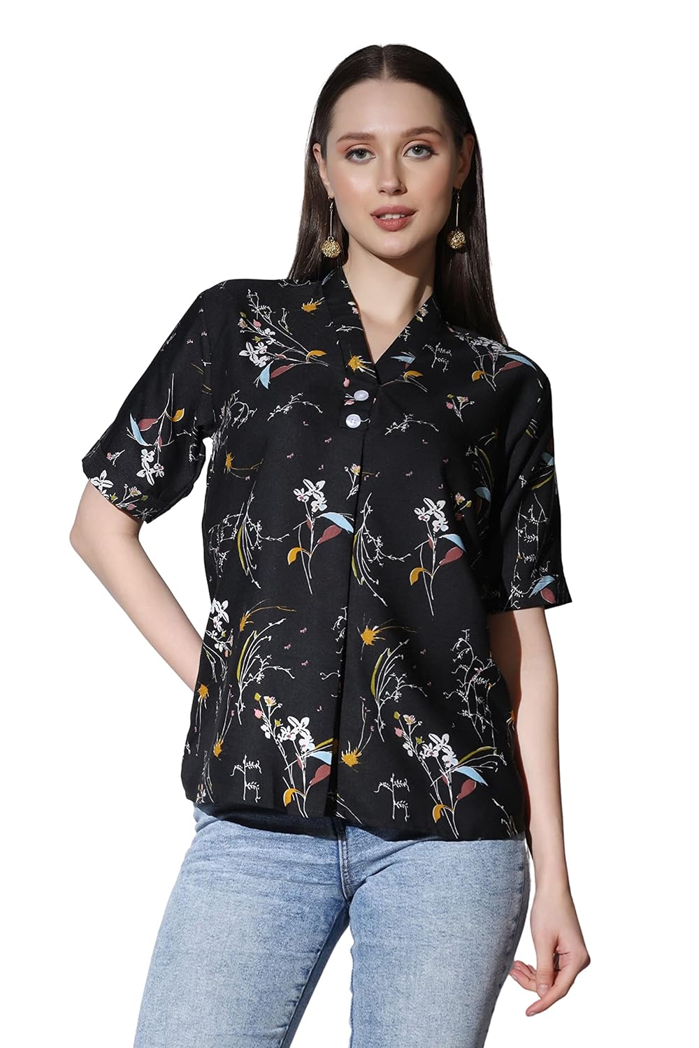 GRECIILOOKS Women's Regular Fit Top
