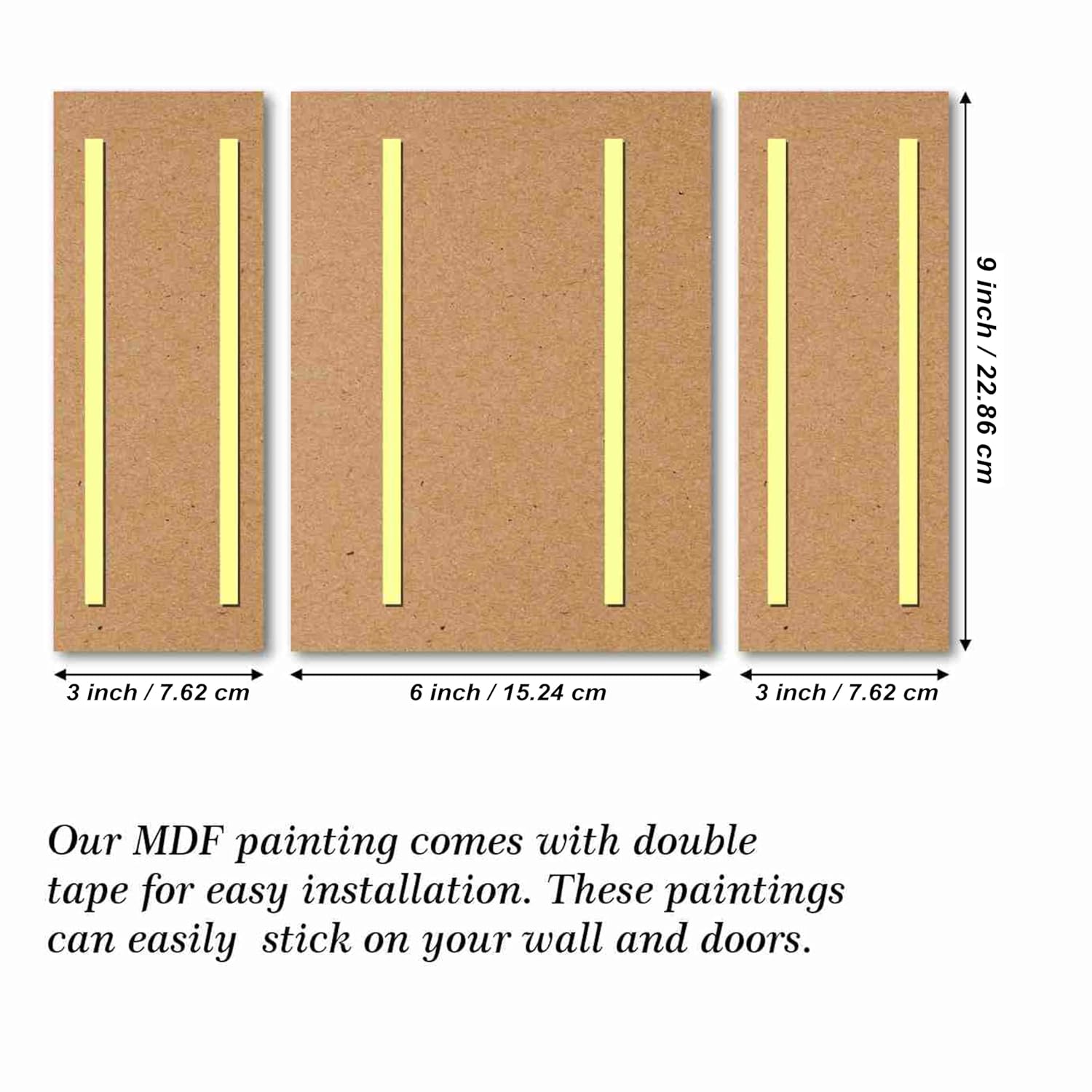 SAF paintings Beautiful Combo - Set of 3 Lord Radha Krishna Flute Love & Peacock Greenery Beautiful & Set Of 3 Couple Beautiful Painting (12 X 18 Inch)