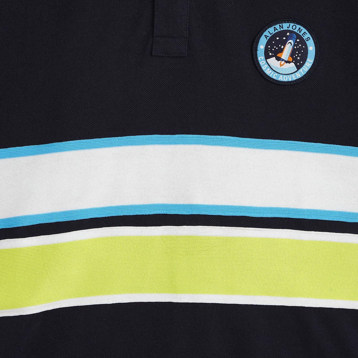 Alan Jones Clothing Striped Regular Fit Polo T-Shirt for Boys-4