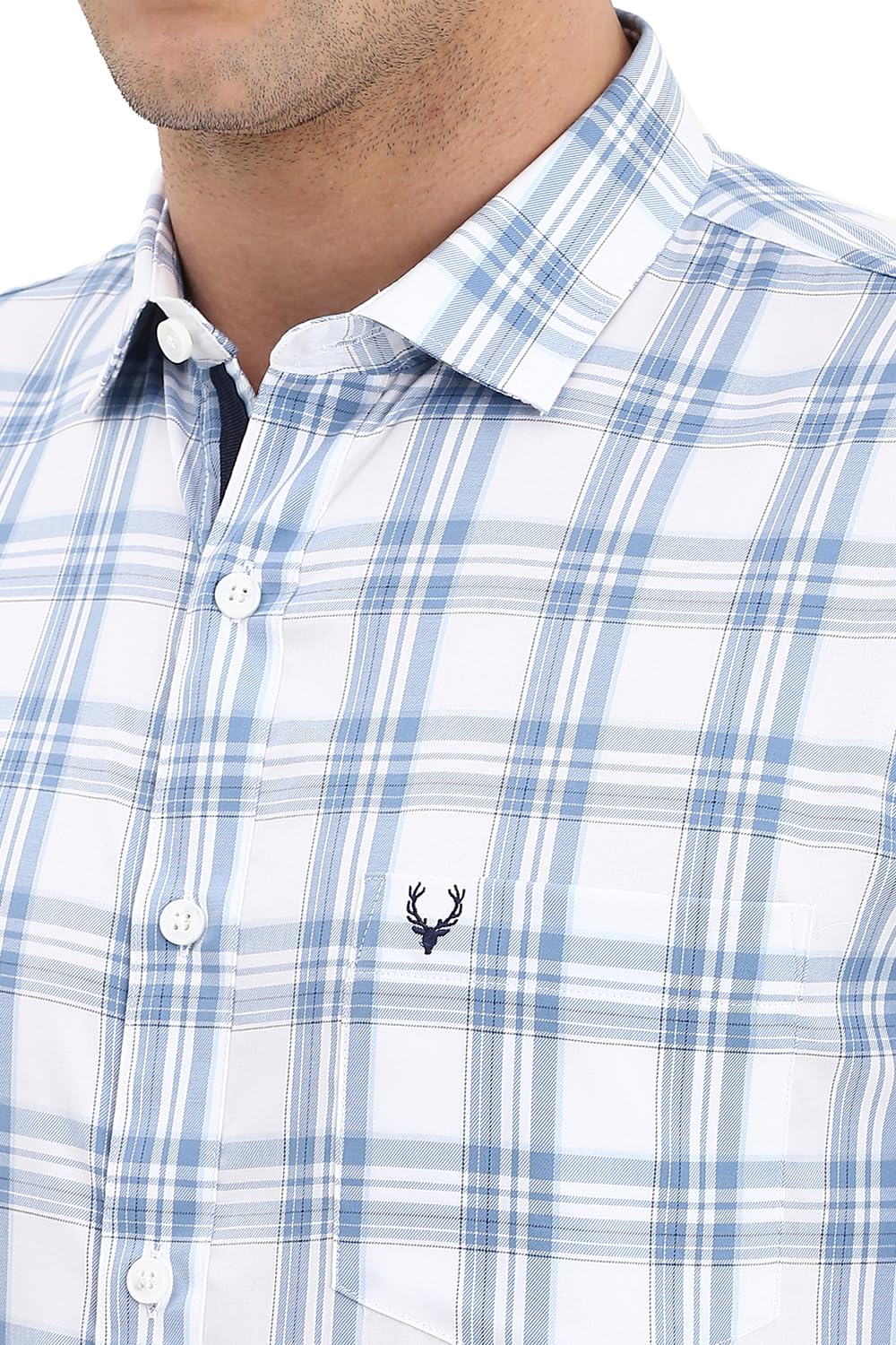 Allen Solly Men's Checkered Slim Fit Shirt