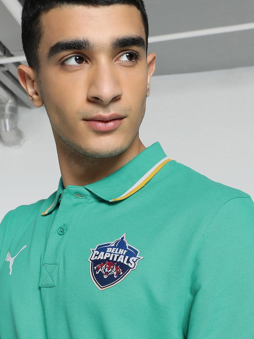 Puma Mens Ipl Delhi Capitals Slim Fit Polo T-Shirt
