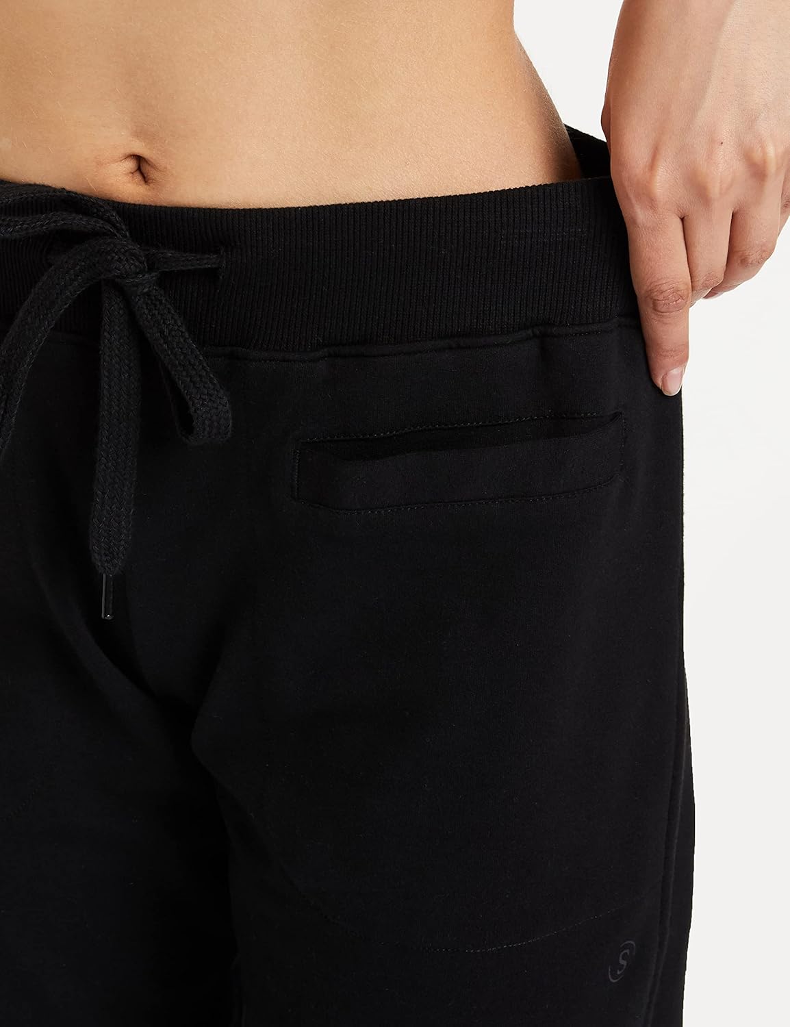 Amazon Brand - Symbol Women's Regular Mid Rise Ankle Length Straight Fit All-Season Jogger Track Pant