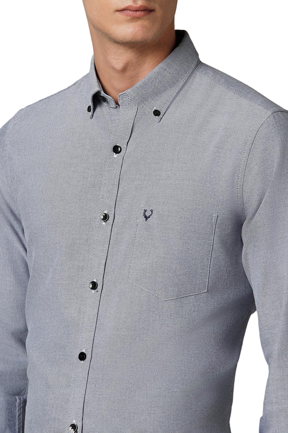 Allen Solly Men's Solid Slim Fit Shirt