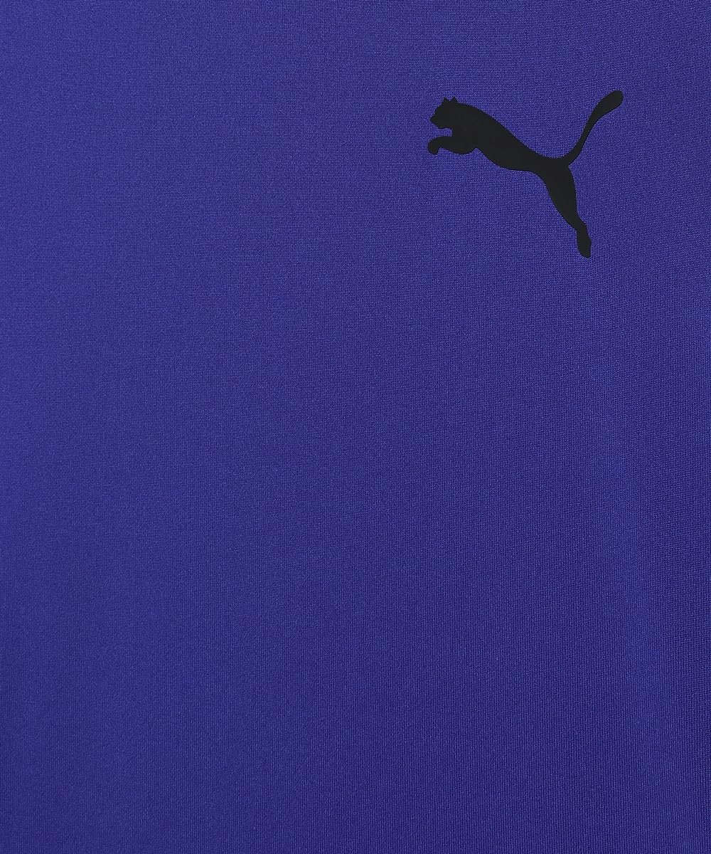 Puma Boy's Solid Regular Fit T Shirt