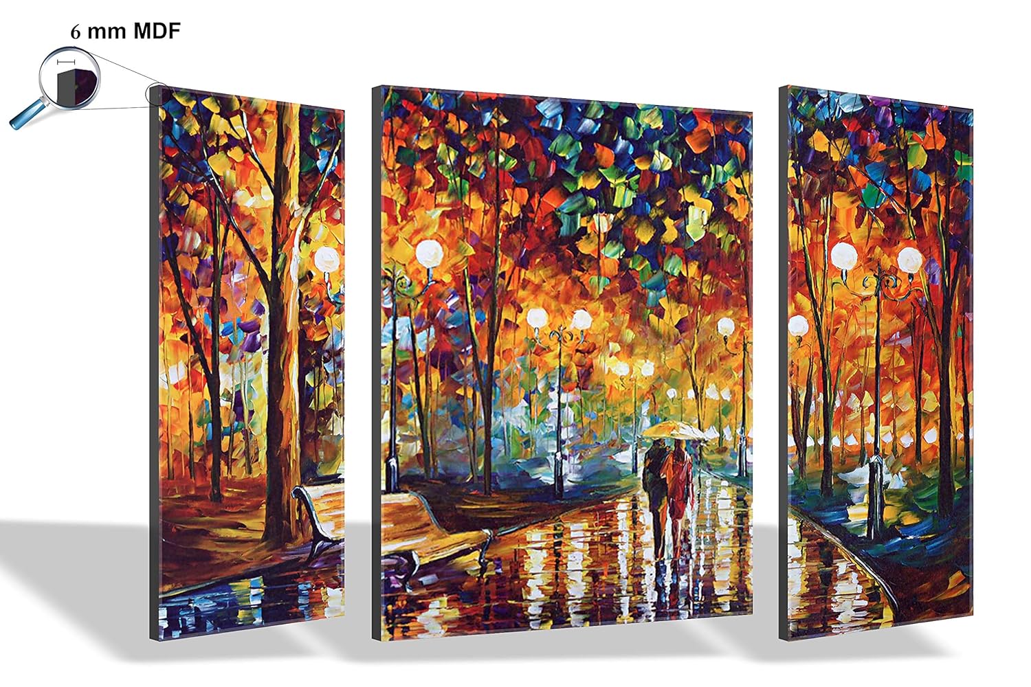 SAF paintings 6MM Couple Abstact Panel Painting(SANFJM1369) SANFJM1369