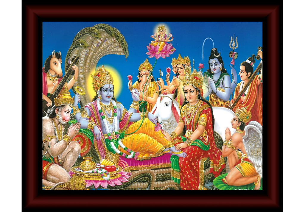 SAF paintings Synthetic Figures, Landscapes, Religion, Flowers, Abstract Painting, Multicolour, Abstract, 14 Inch X 11 Inch