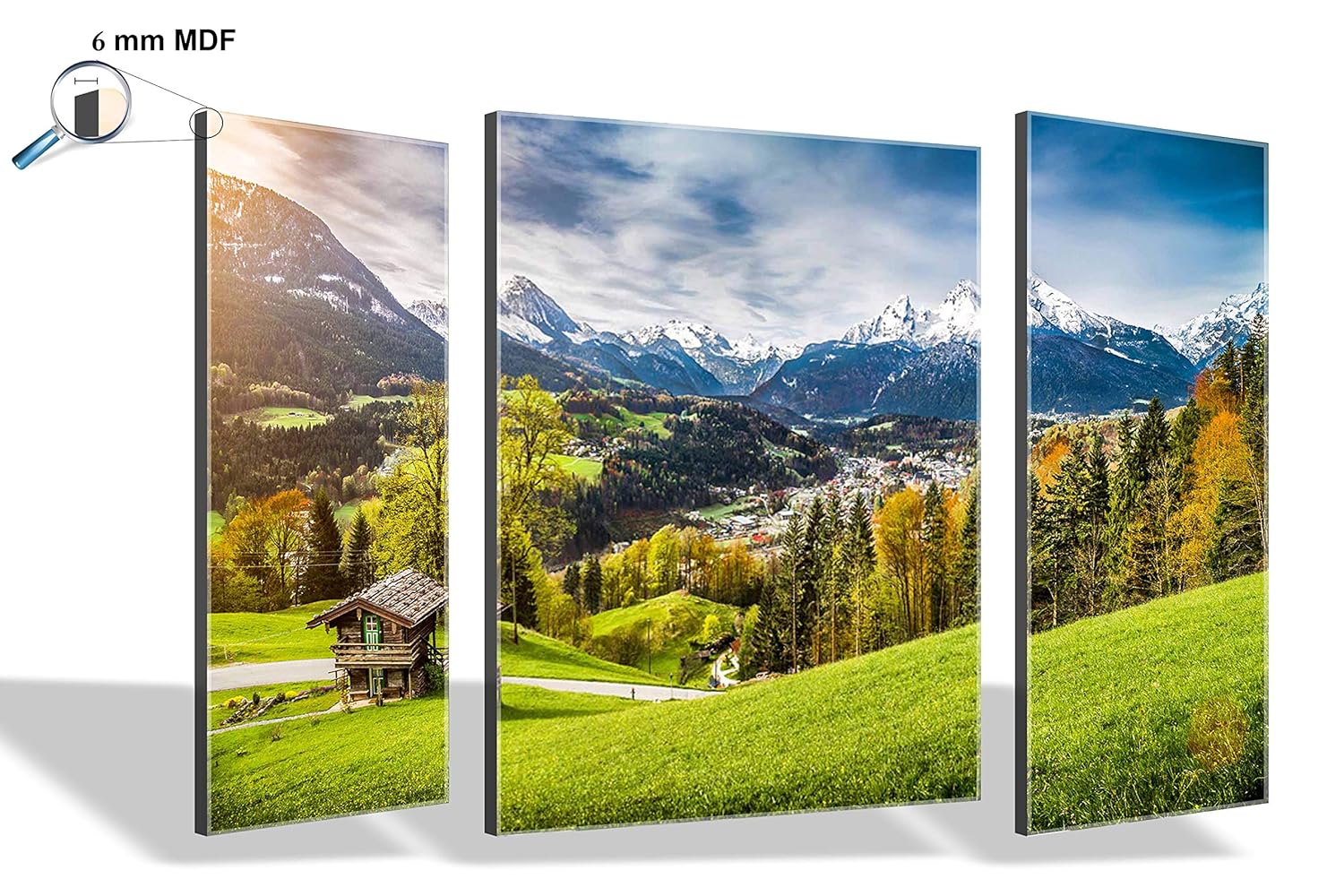 SAF paintings 6MM Mountain Nature Panel Painting(SANFJM1130) SANFJM1130