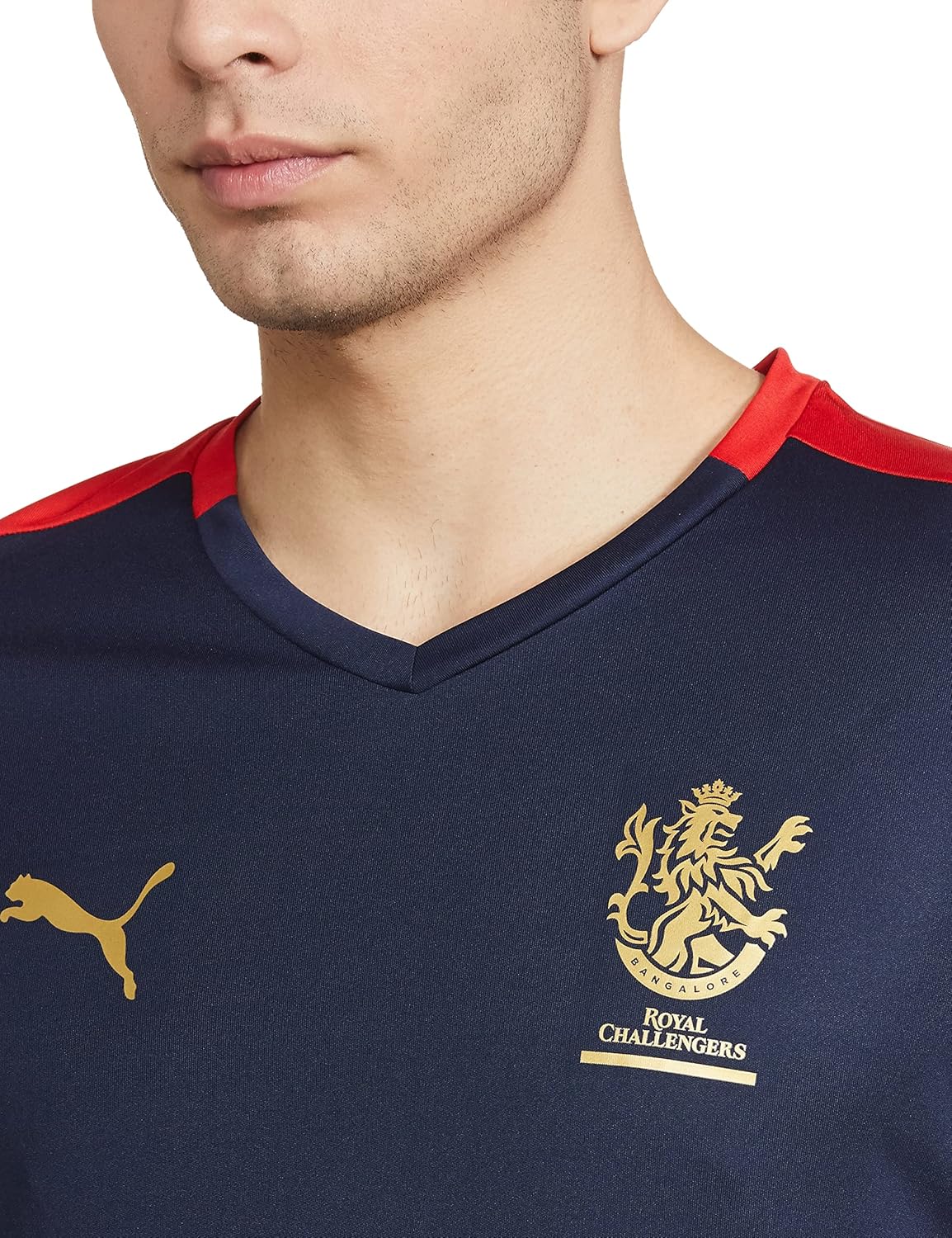 Puma Men's Letter Print Fitted T-Shirt