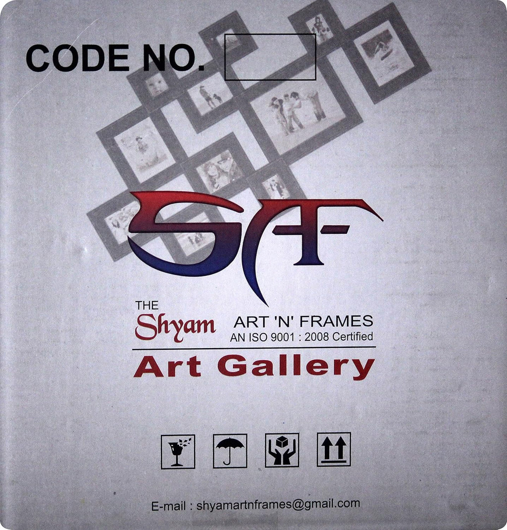 SAF paintings 'Buddha Religious' Painting (Synthetic, 12 Inch X 12 Inch, Sa-1000012)(Multicolour)