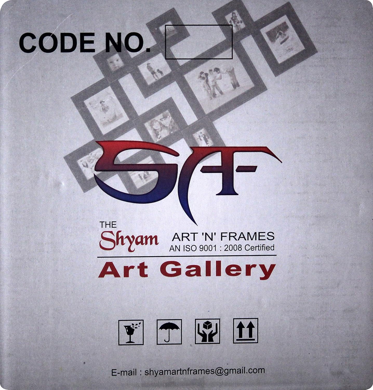 SAF paintings 'Buddha Religious' Painting (Synthetic, 12 Inch X 12 Inch, Sa-1000012)(Multicolour)